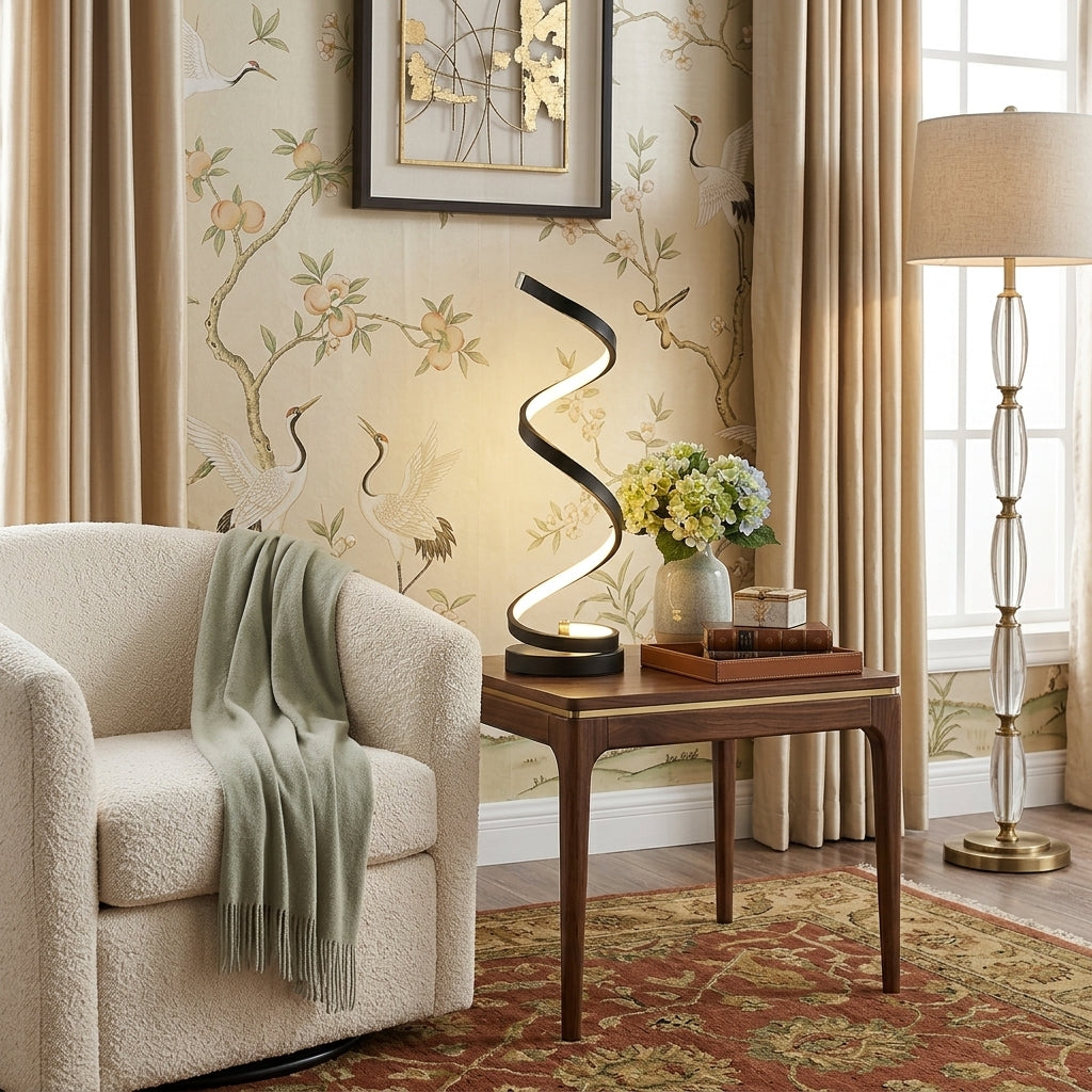 The Twist and Glow Guide: How Spiral Table Lamps Make Your Room Look Futuristic and Fun!