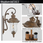 Opeloak 22" Vintage Outdoor Wall Lantern