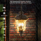 Opeloak 22" Vintage Outdoor Wall Lantern
