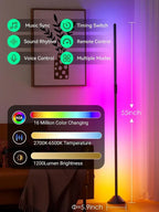 RGBIC LED Corner Floor Light - WiFi & Alexa Controlled