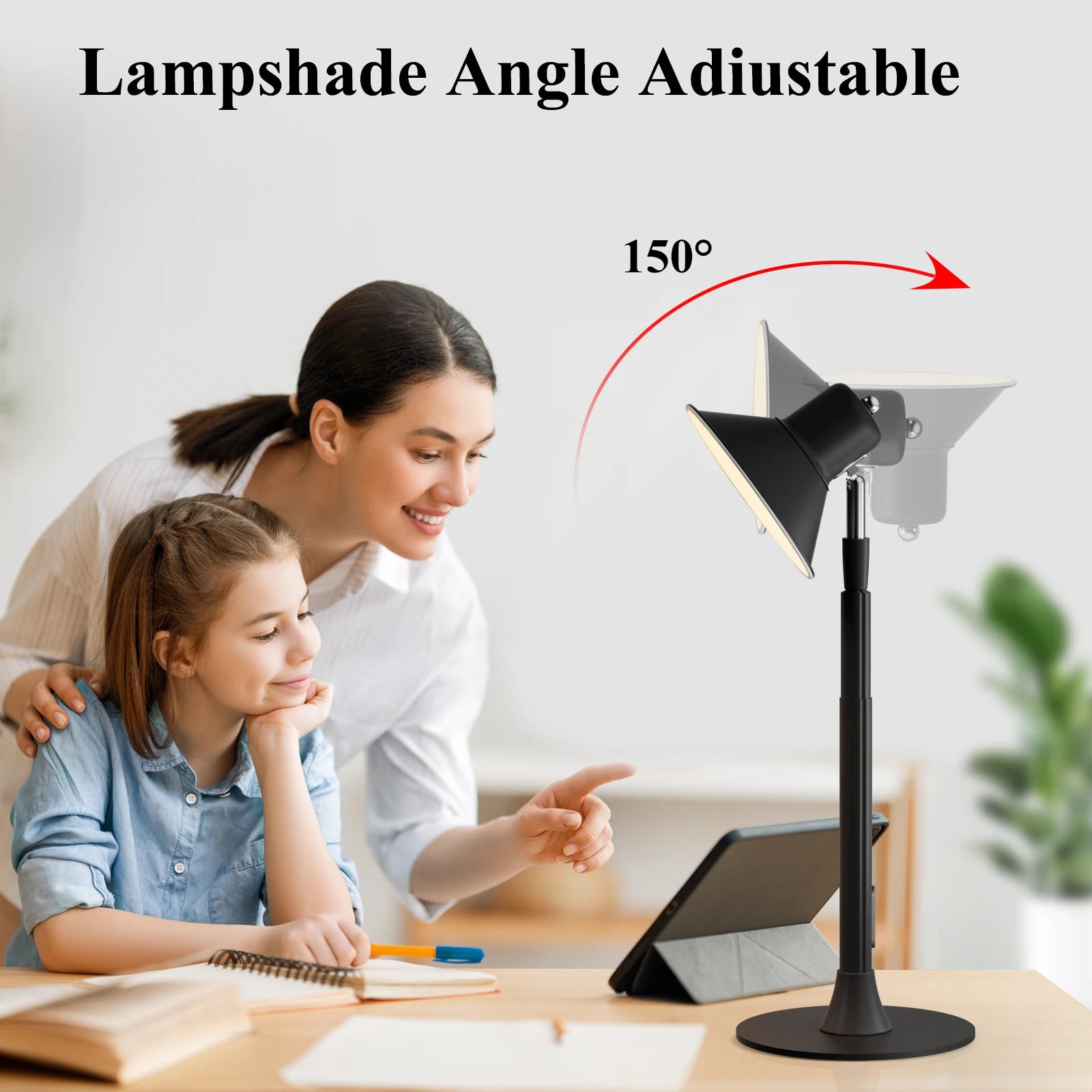 Height Adjustable Modern USB Reading Lamp | Versatile Desk & Floor Light