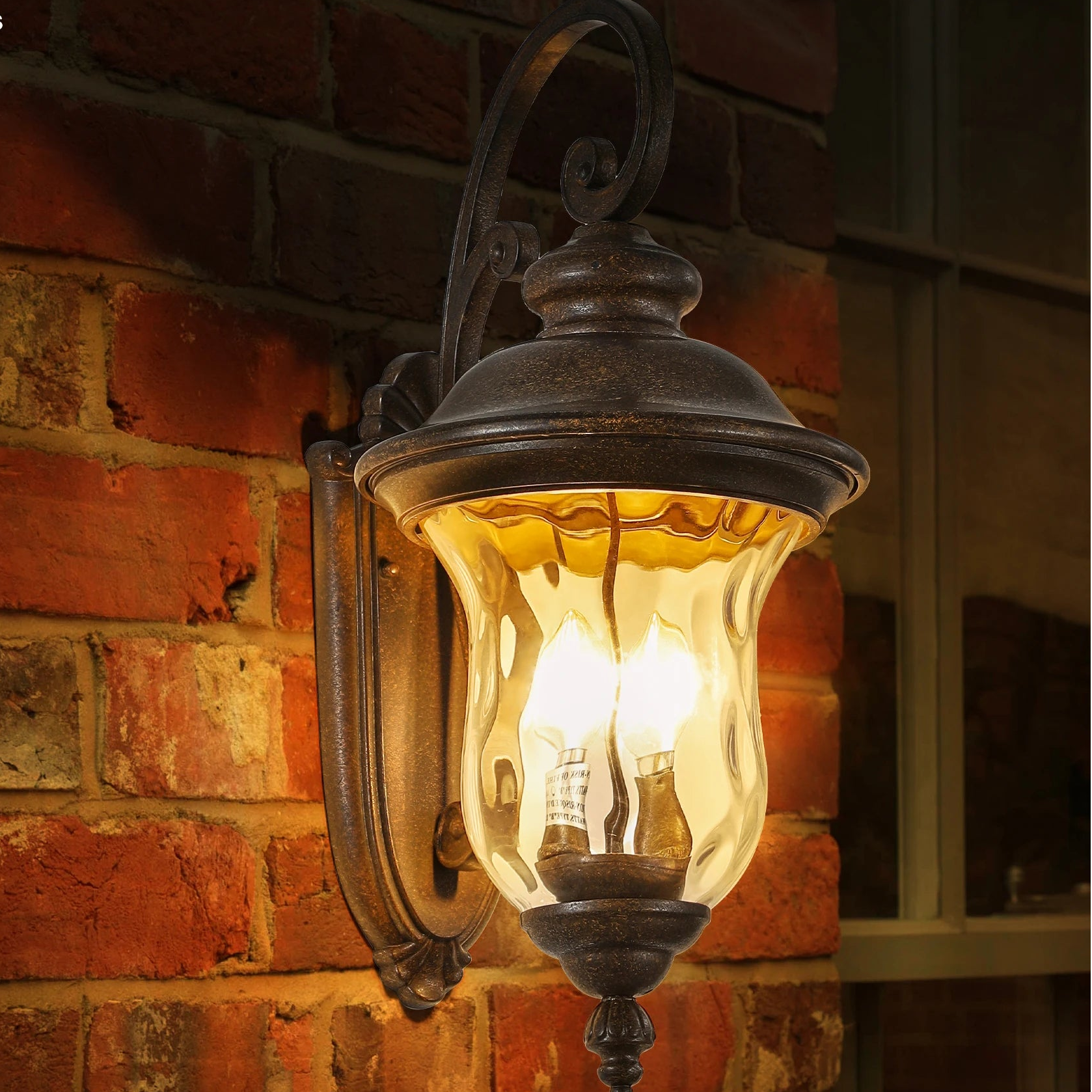 Opeloak 22" Vintage Outdoor Wall Lantern