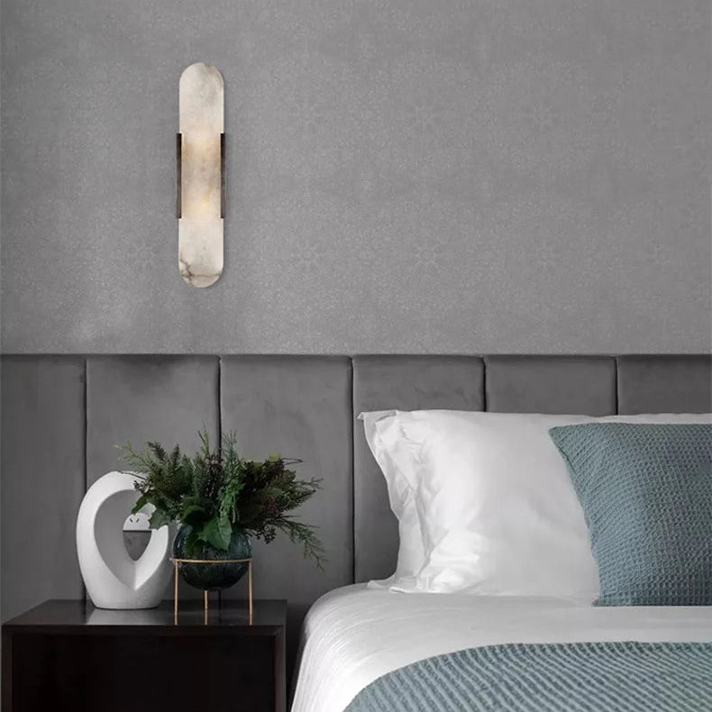 Luxury Alabaster Natural Marble Wall Sconce