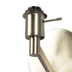 Opeloak Nebula Modern Brushed Nickel Wall Sconce