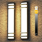 Contemporary Large Outdoor Sconces - 2-Pack