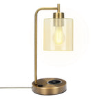 Opeloak Bourget 16" Antique Brass Table Lamp