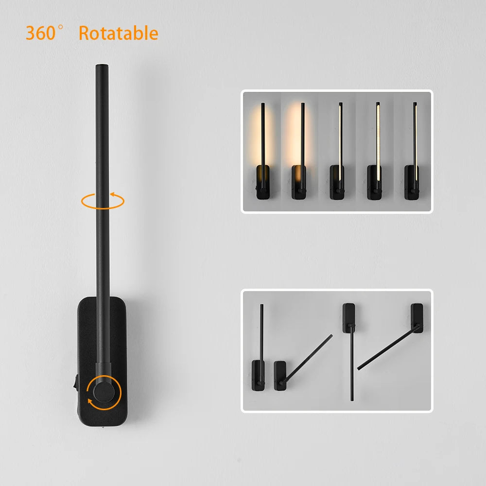 Opeloak Modern Rechargeable LED Wall Sconce