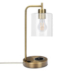 Opeloak Bourget 16" Antique Brass Table Lamp