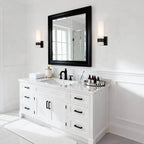 Opeloak Modern Matte Black Vanity Light