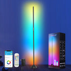 RGBIC LED Corner Floor Light - WiFi & Alexa Controlled