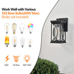 Opeloak 14" Black Outdoor Wall Lantern