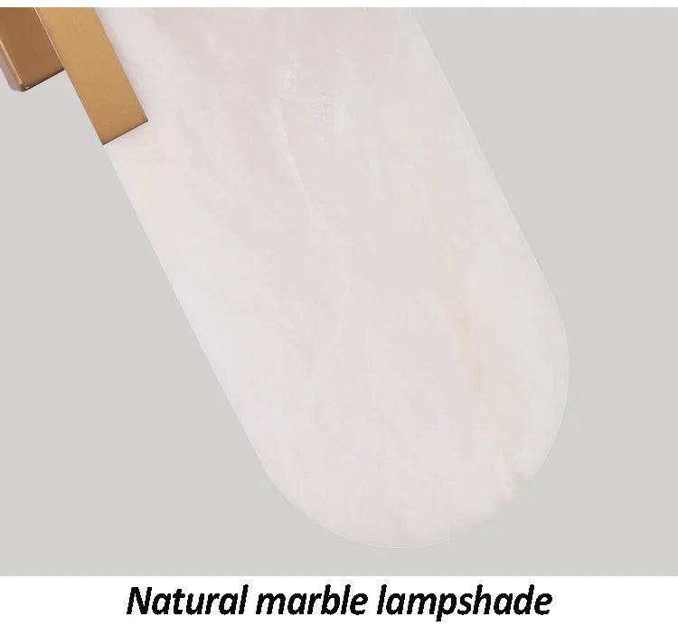 Luxury Alabaster Natural Marble Wall Sconce