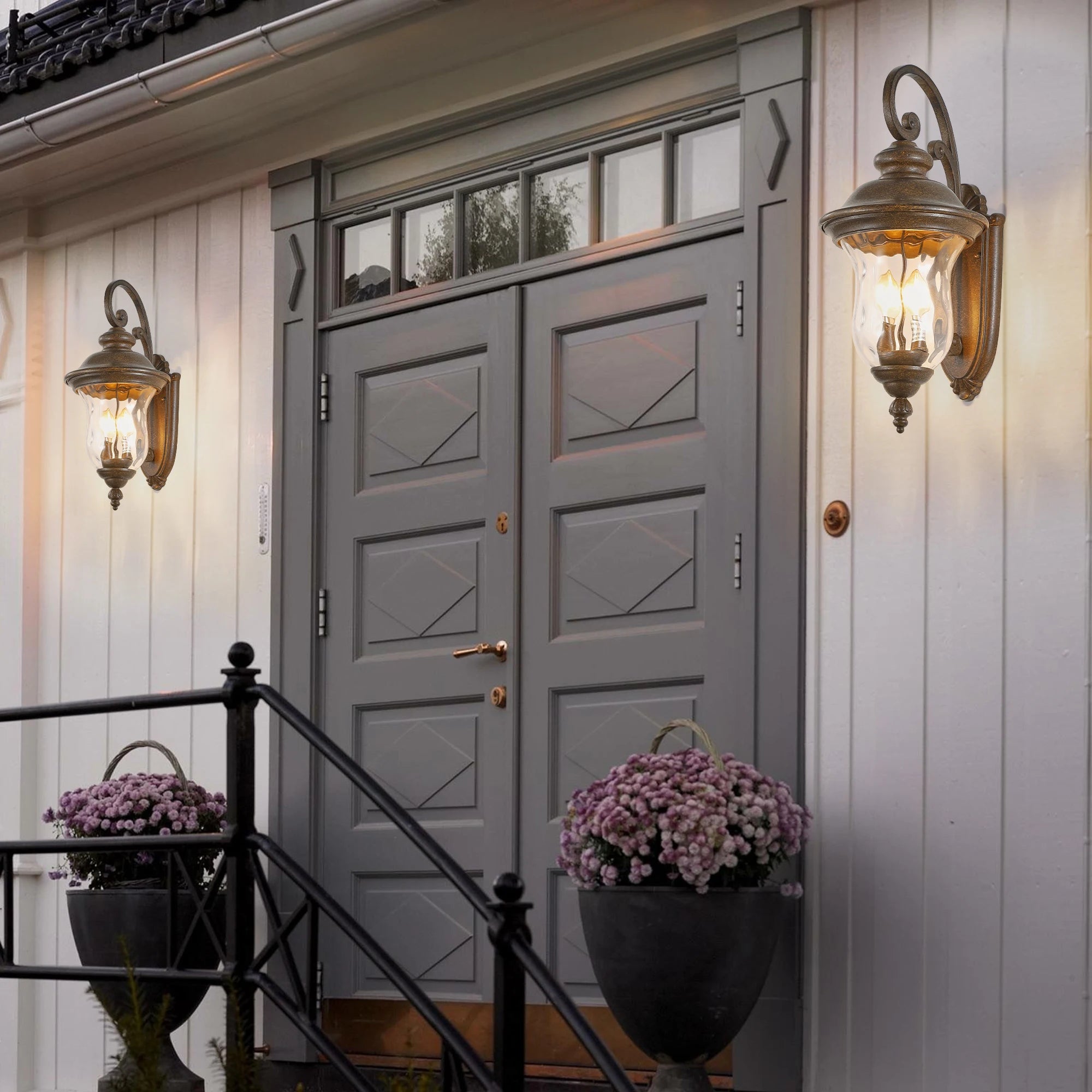 Opeloak 22" Vintage Outdoor Wall Lantern