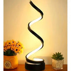 Opeloak Modern Twisted LED Spiral Decorative Table Lamp