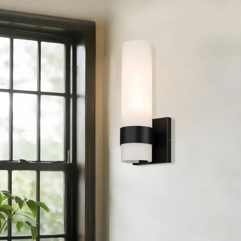 Opeloak Modern Matte Black Vanity Light