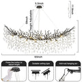Luxury Rectangle Tree Branch Chandelier