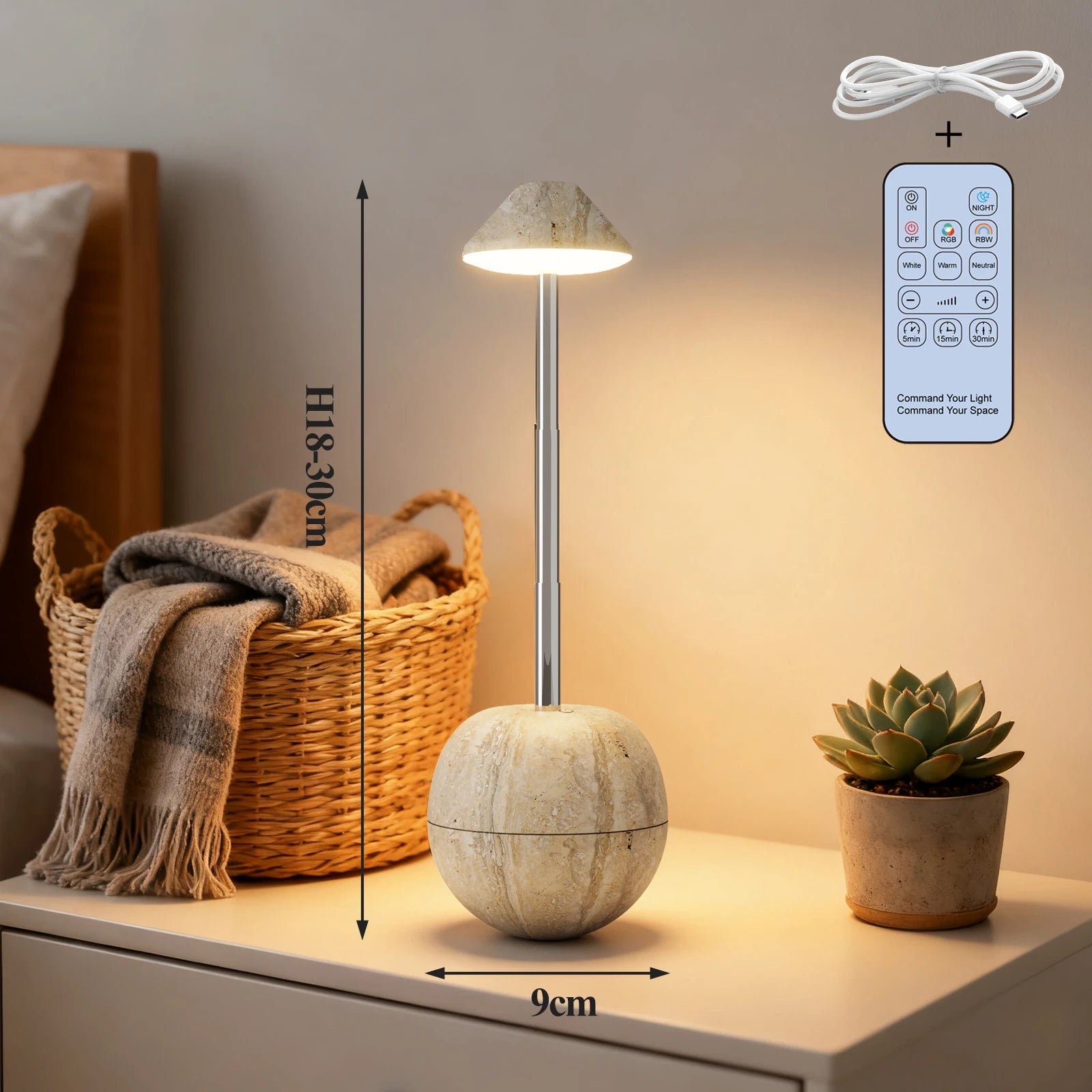 Height Adjustable Modern USB Reading Lamp | Versatile Desk & Floor Light