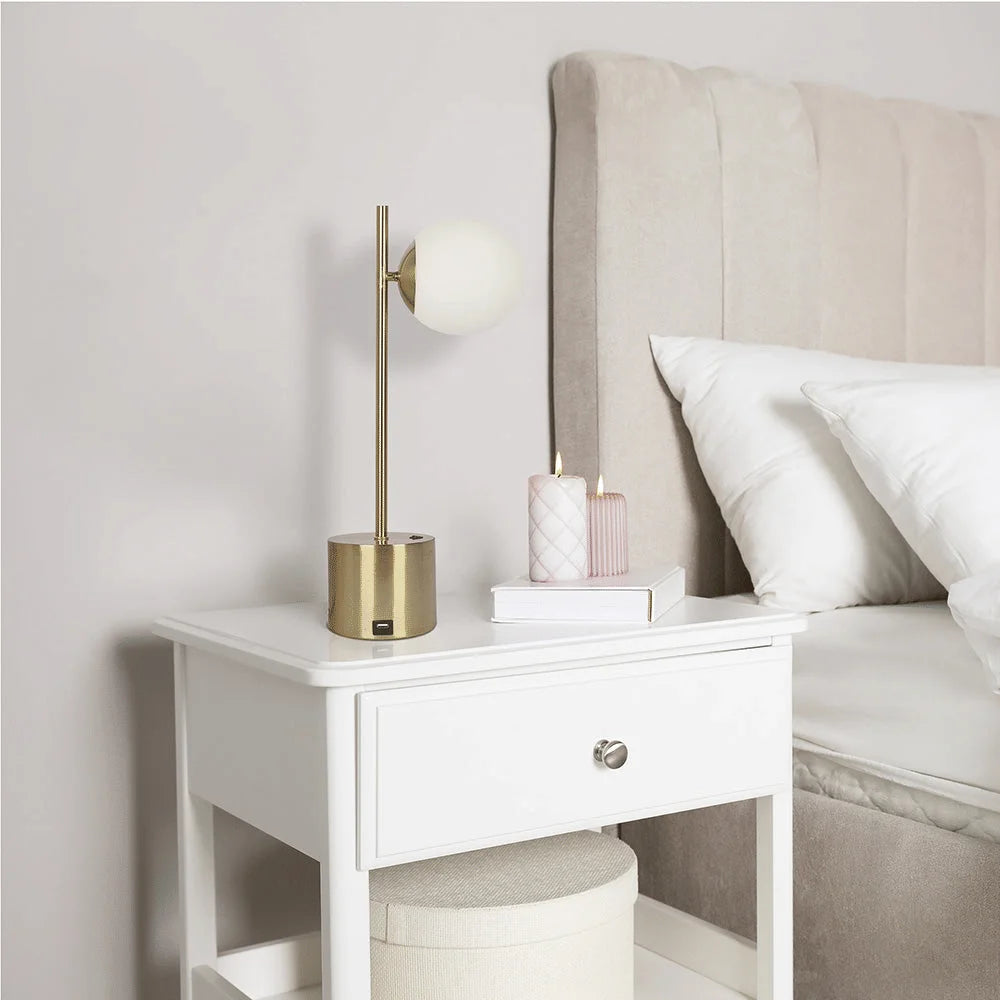 Opeloak Ethereal Modern Brass Metal Table Lamp