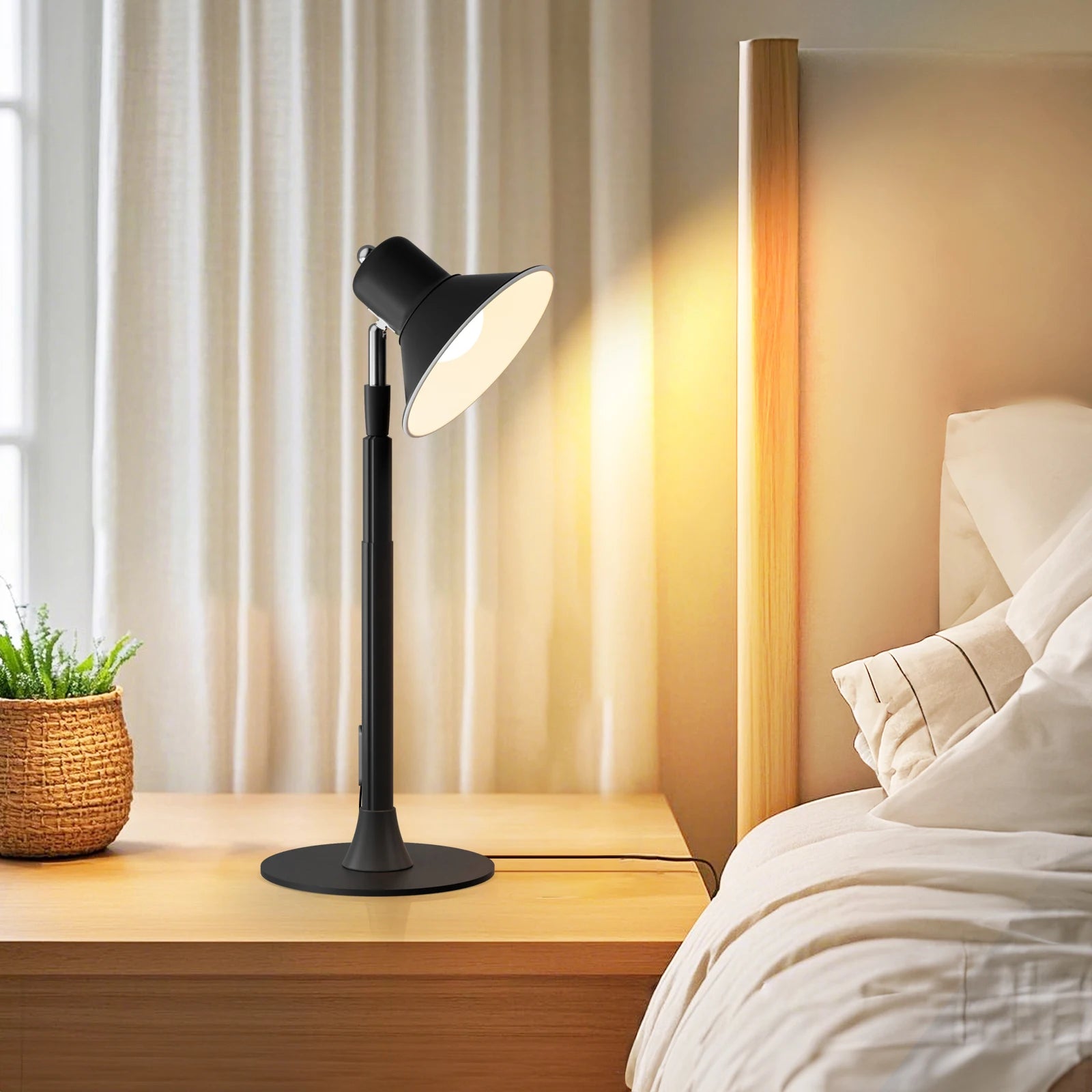 Height Adjustable Modern USB Reading Lamp | Versatile Desk & Floor Light
