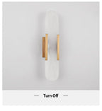 Luxury Alabaster Natural Marble Wall Sconce