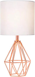 Modern Gold Table Lamp - 14.2" Bedside Night Light