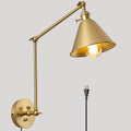 Vintage Adjustable Swing Arm Wall Lamp