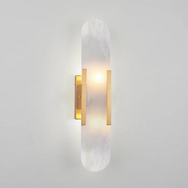 Luxury Alabaster Natural Marble Wall Sconce