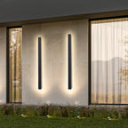 IP65 Waterproof Black LED Outdoor Wall Lamp | Strip Light