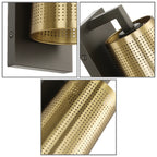 Mid-Century Modern Antique Brass Wall Sconce