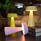 Bedside Decor Gift Pink Led Table Lamp Mushroom Ambient Light