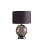 Artie Orb Iridescent Chrome Glass Table Lamp