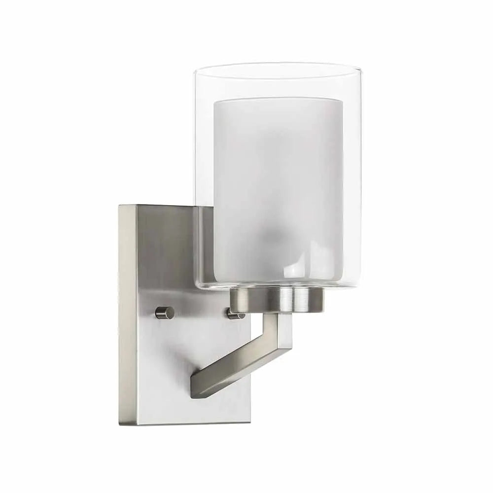 Opeloak Modern Brushed Nickel Wall Sconce