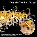 Modern Gold Tree Branch Chandelier
