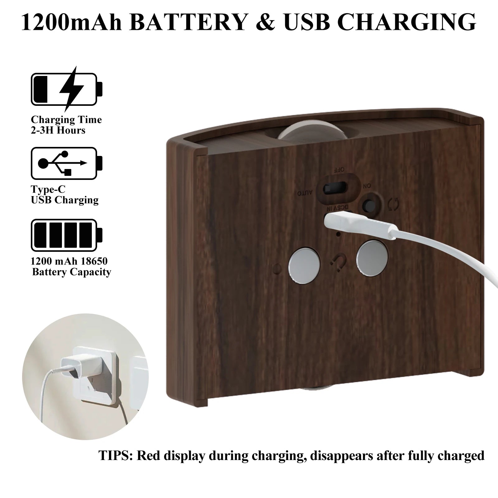 Morden Wireless Magnetic Motion Sensor Wall Light