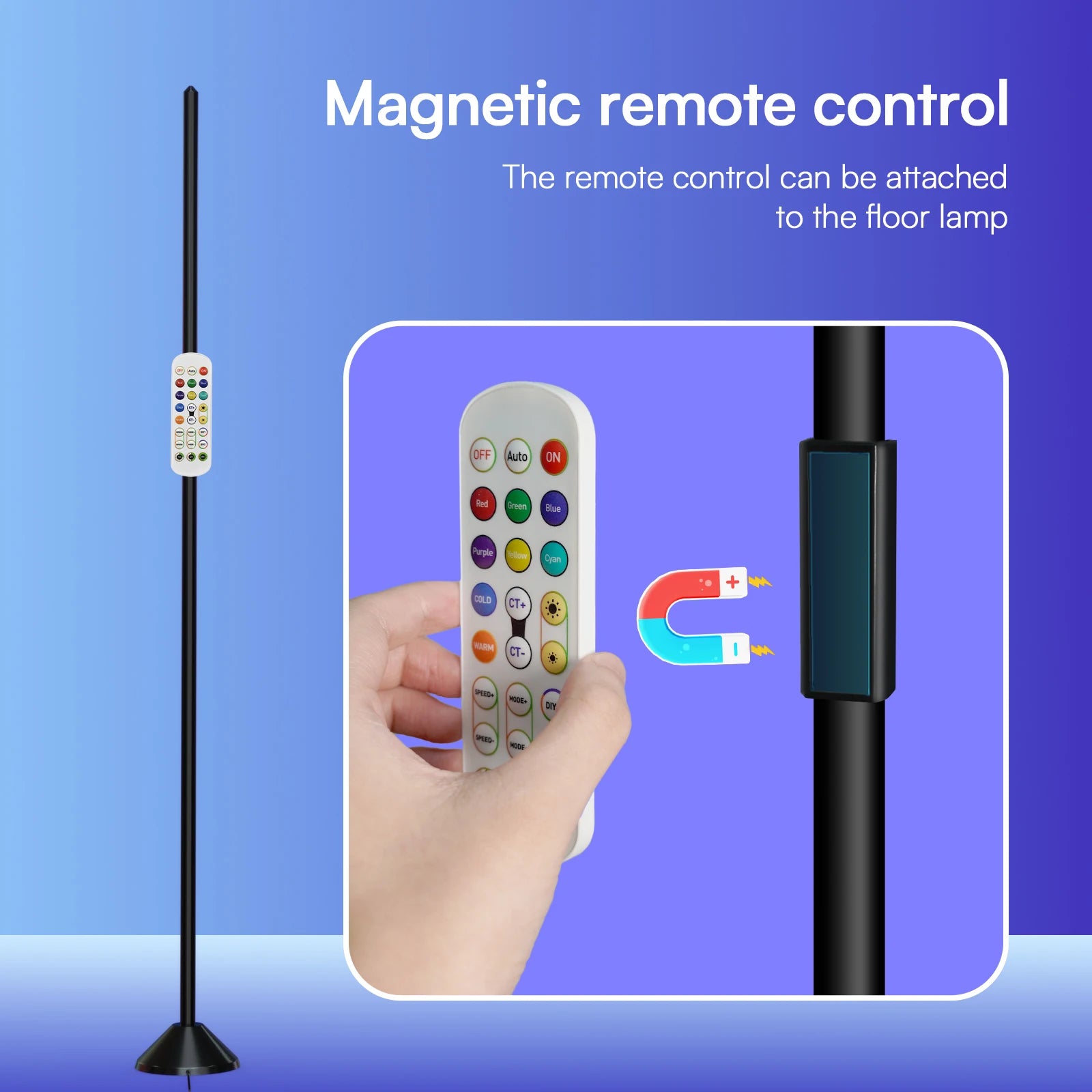 RGBIC LED Corner Floor Light - WiFi & Alexa Controlled