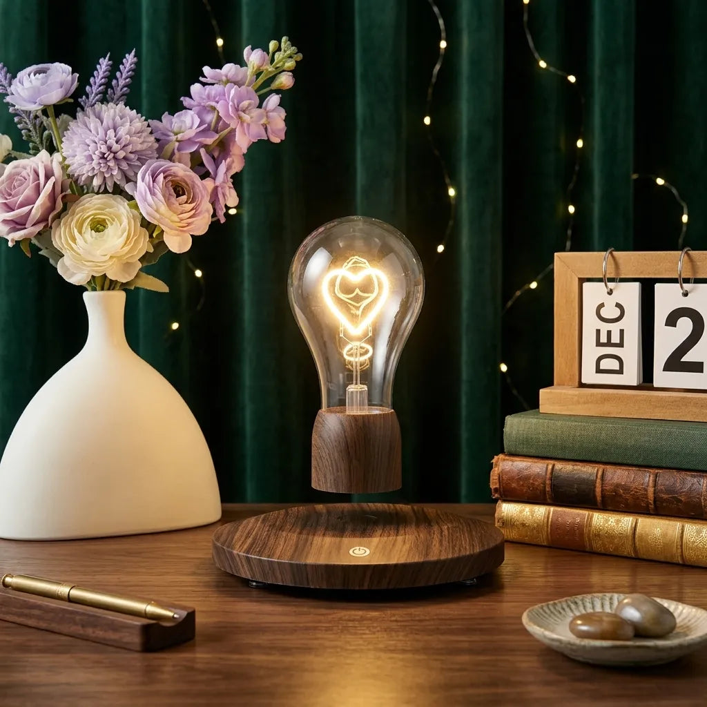 Opeloak Magnetic Levitation Floating Light Bulb
