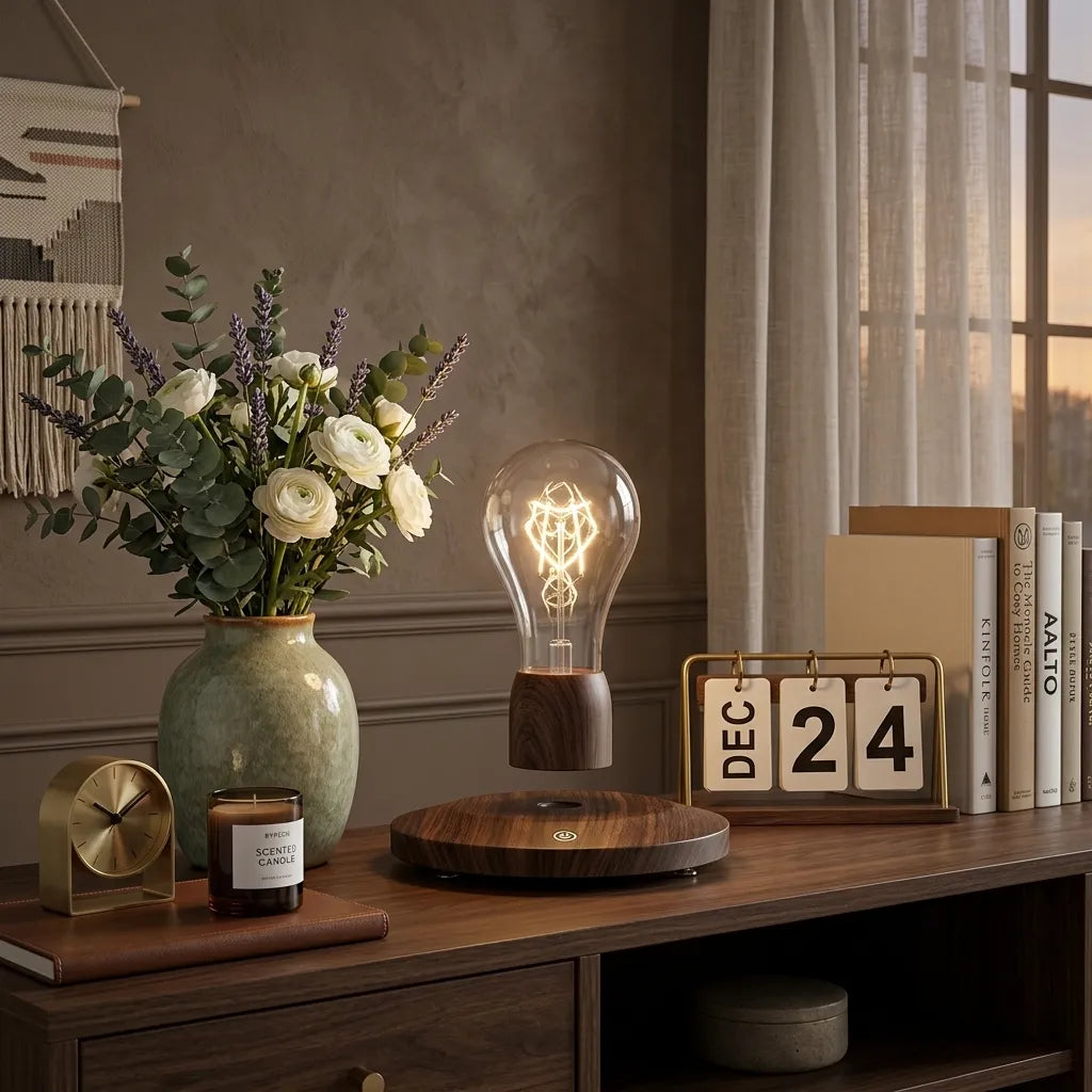 Opeloak Magnetic Levitation Floating Light Bulb