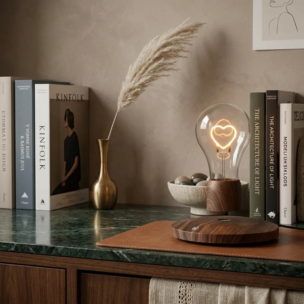 Opeloak Magnetic Levitation Floating Light Bulb