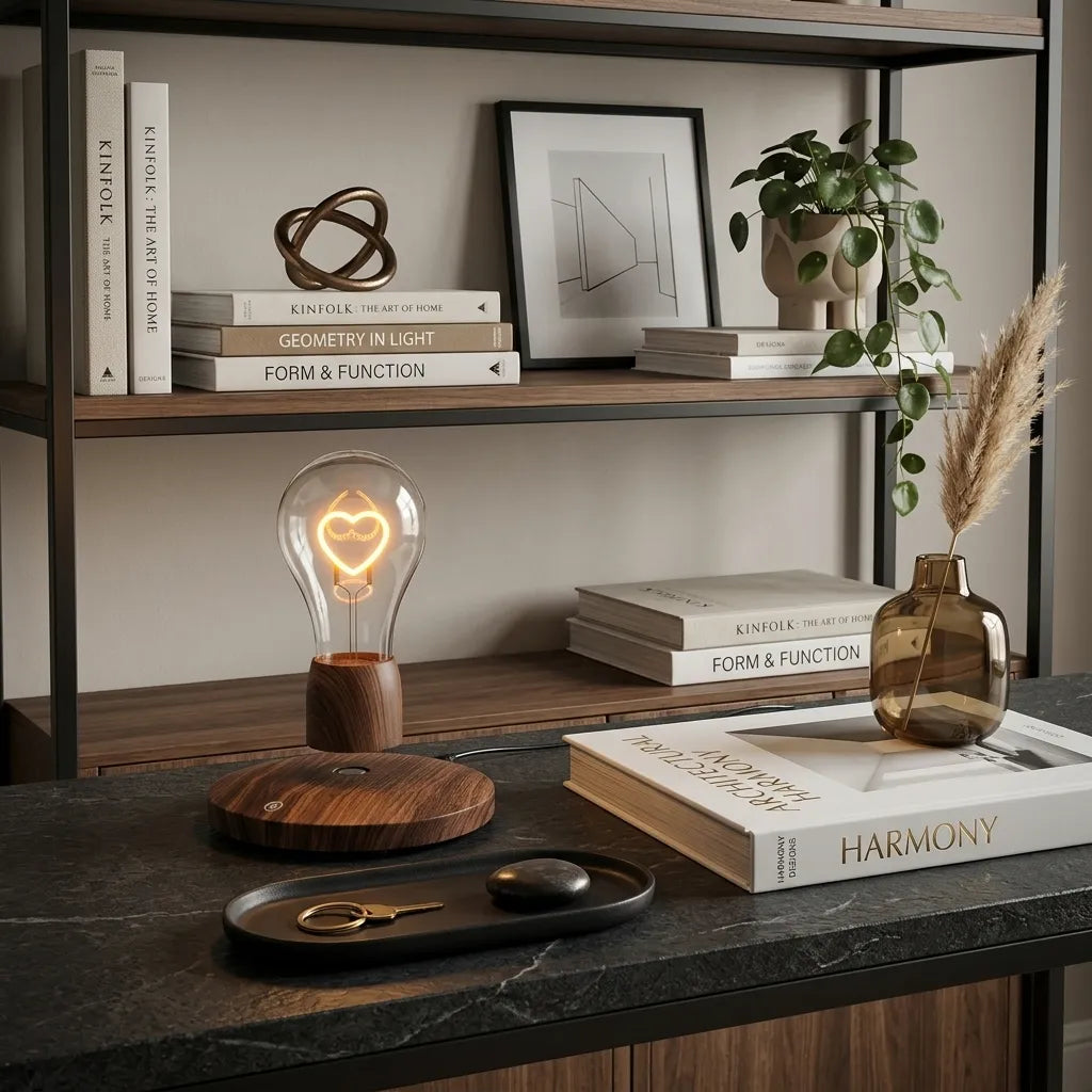 Opeloak Magnetic Levitation Floating Light Bulb