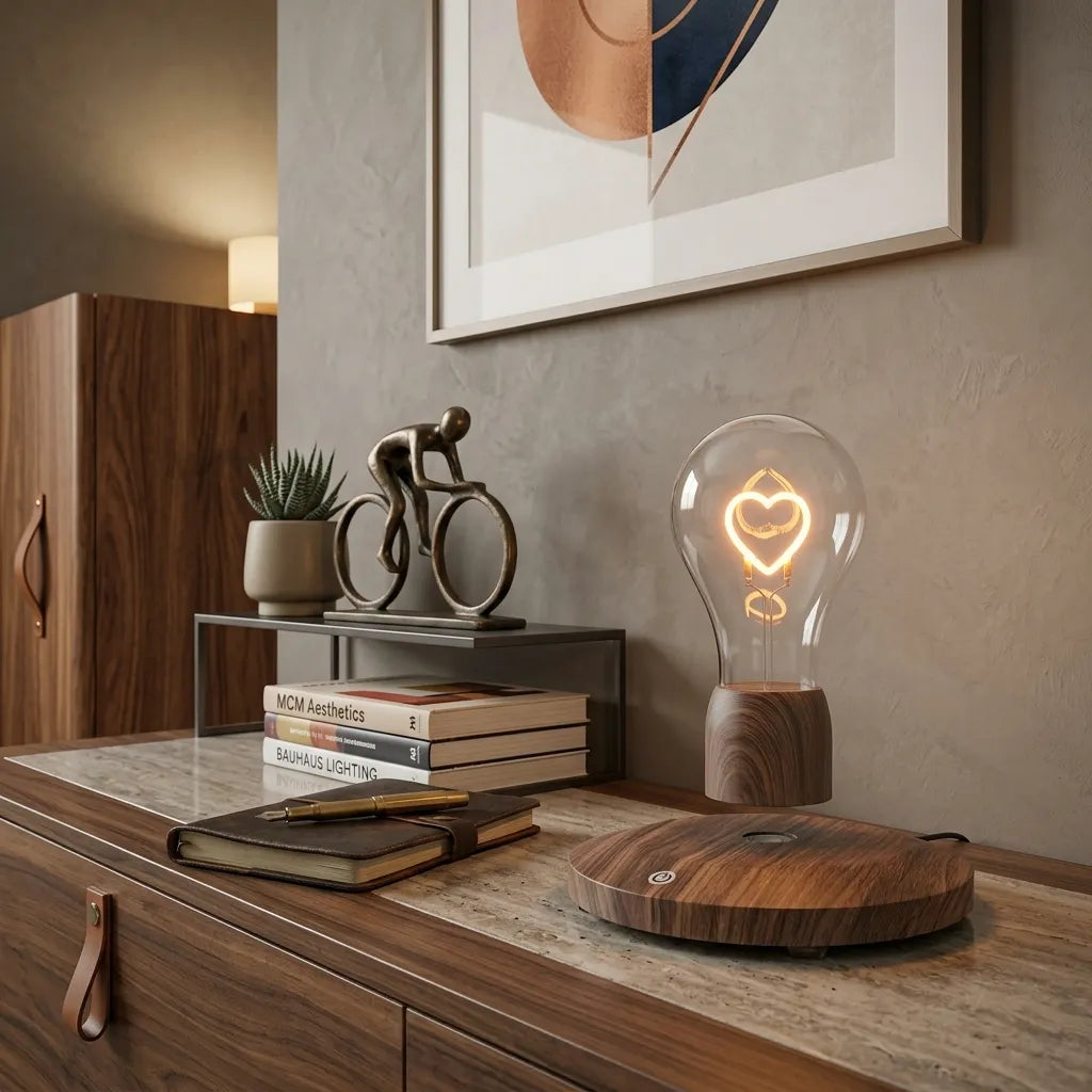 Opeloak Magnetic Levitation Floating Light Bulb