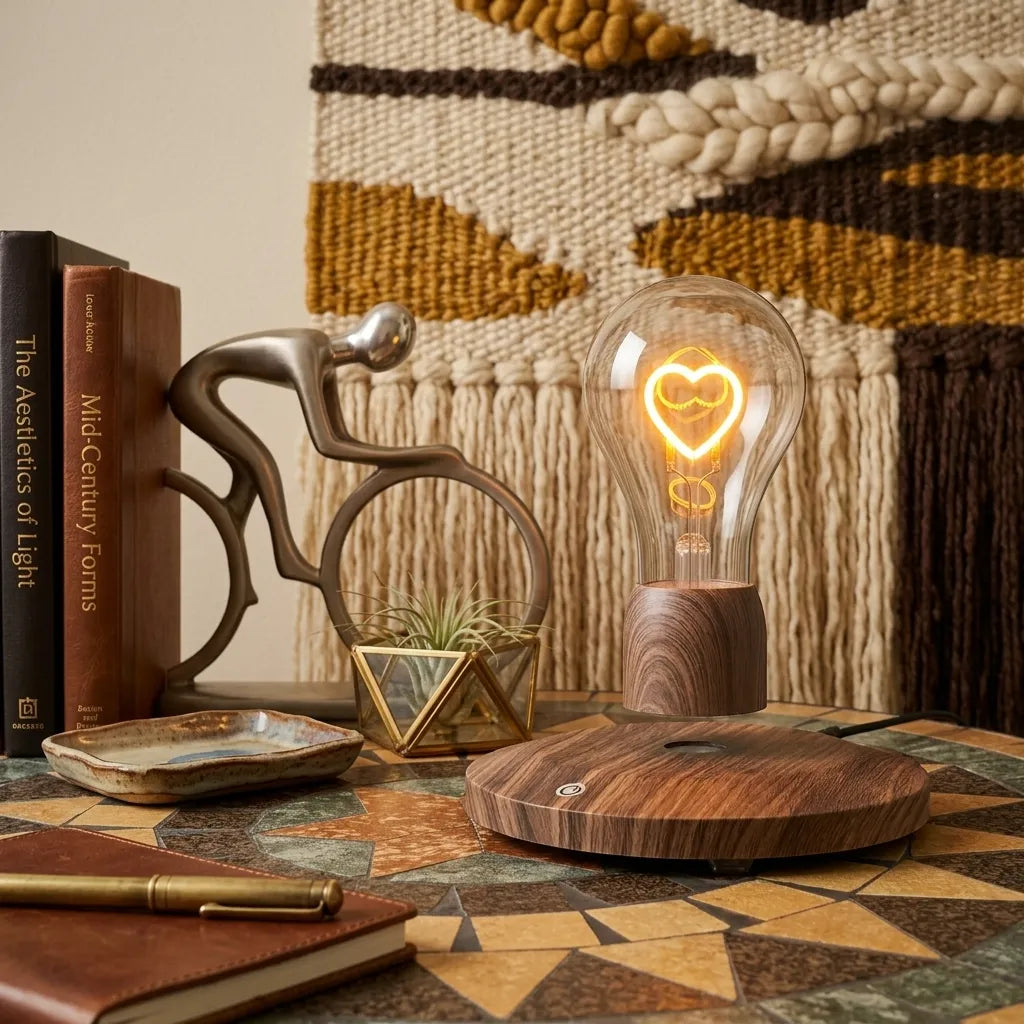 Opeloak Magnetic Levitation Floating Light Bulb