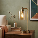 Opeloak Bourget 16" Antique Brass Table Lamp