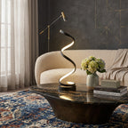 Opeloak Modern Twisted LED Spiral Decorative Table Lamp