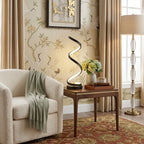 Opeloak Modern Twisted LED Spiral Decorative Table Lamp