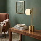 Opeloak Ethereal Modern Brass Metal Table Lamp