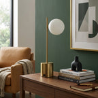 Opeloak Ethereal Modern Brass Metal Table Lamp