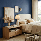 Modern Ceramic Table Lamp with Fluted Shade