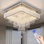 Luxury Rain Drop Crystal LED Pendant Light