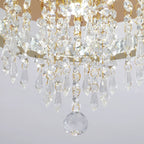 Luxury Gold Crystal Chandelier - Modern LED Bedroom Light
