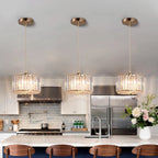Modern Crystal LED Pendant Light